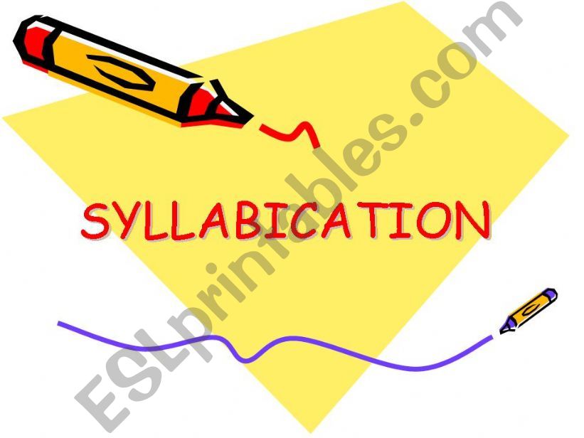 syllabication powerpoint