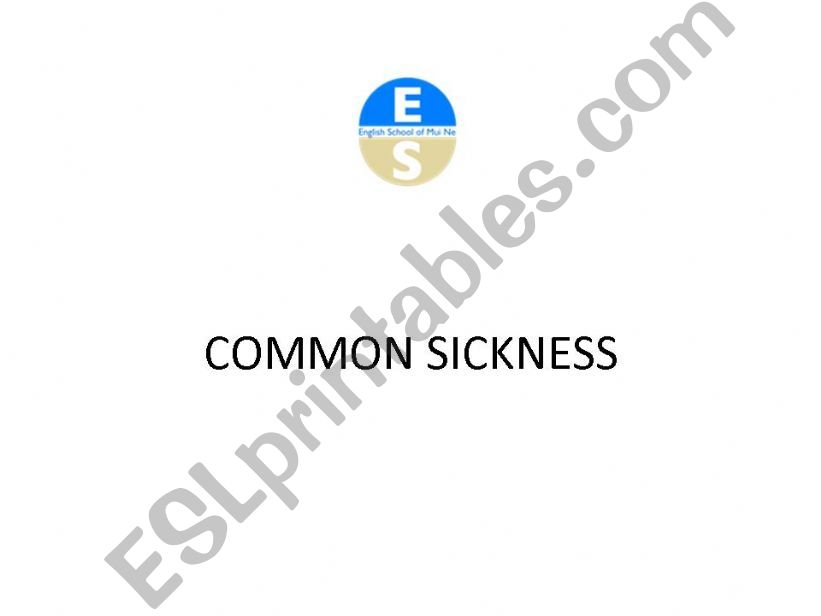 Common Sickness in the summer powerpoint