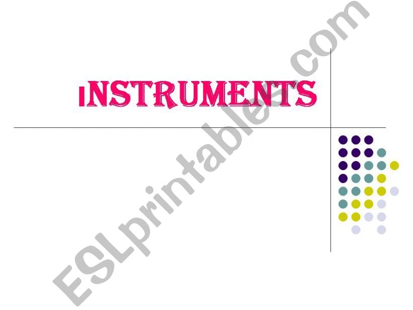 instruments powerpoint