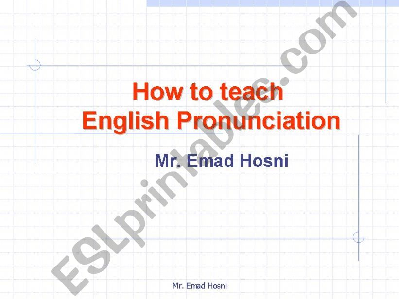 pronunciation powerpoint