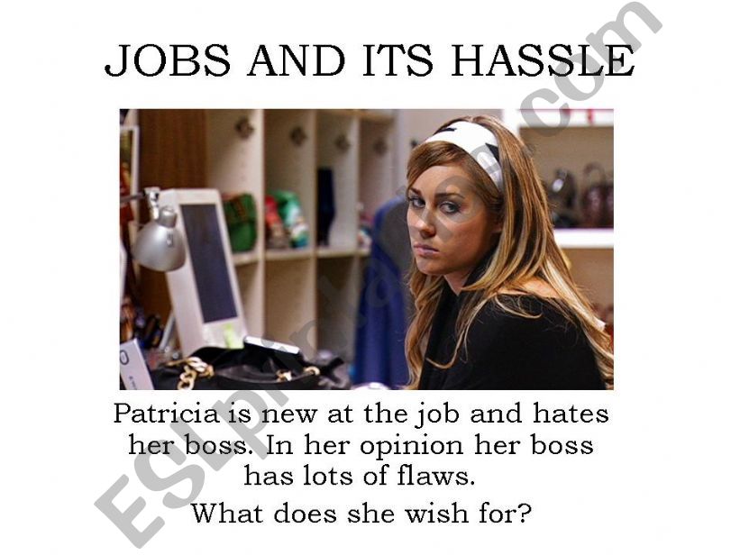 Jobs and its hassle powerpoint