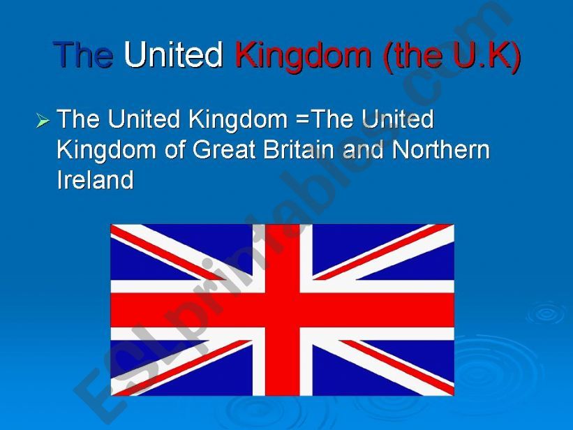 The United Kingdom powerpoint