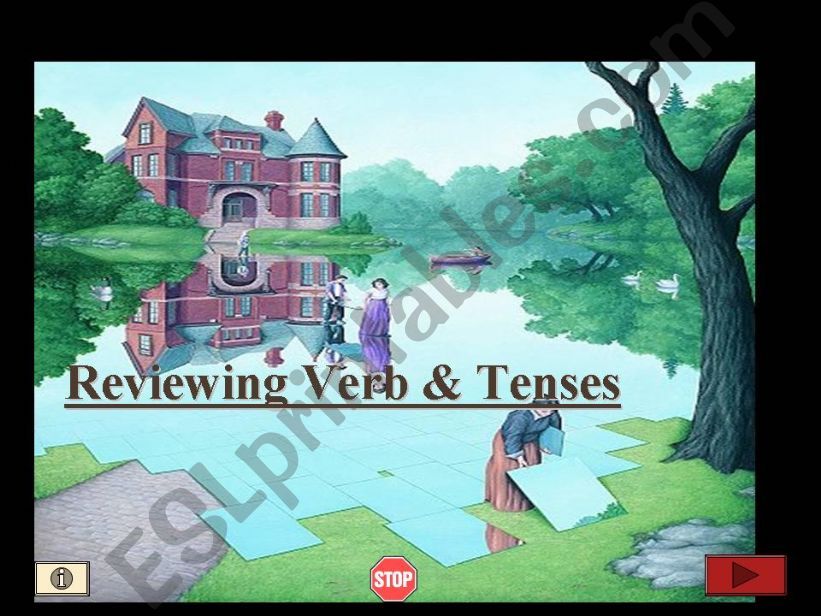 revwing verbs & tenses powerpoint