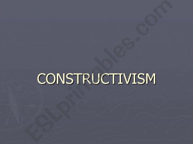 constructivism powerpoint