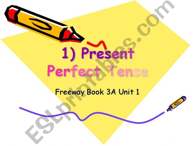 Present & Past Perfect Tense powerpoint