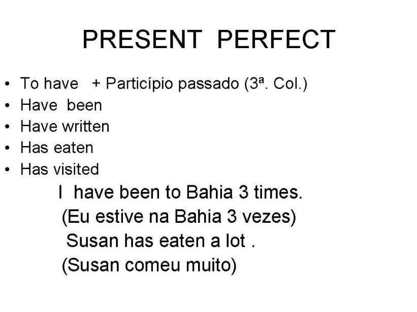 Present  Perfect powerpoint
