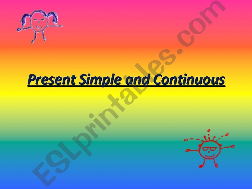 Present Simple and Continuous powerpoint