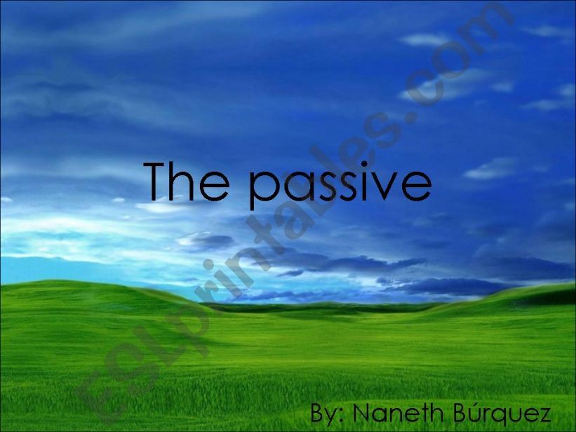 Passive voice powerpoint