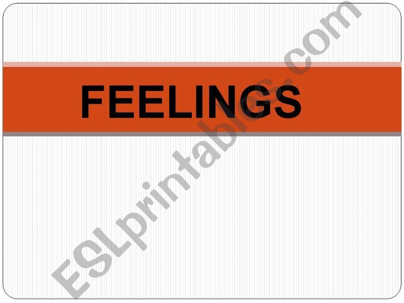 feelings powerpoint