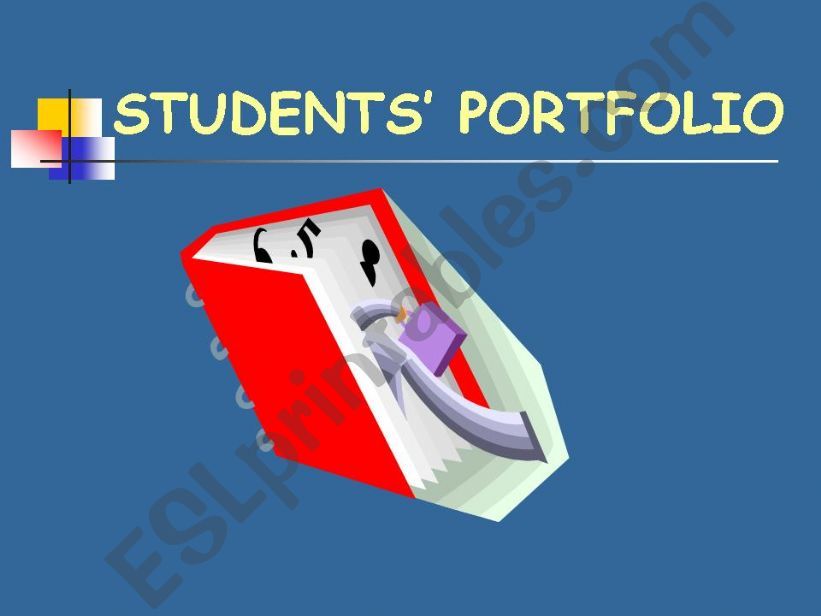 Students portfolio powerpoint
