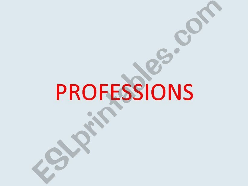 Professios powerpoint