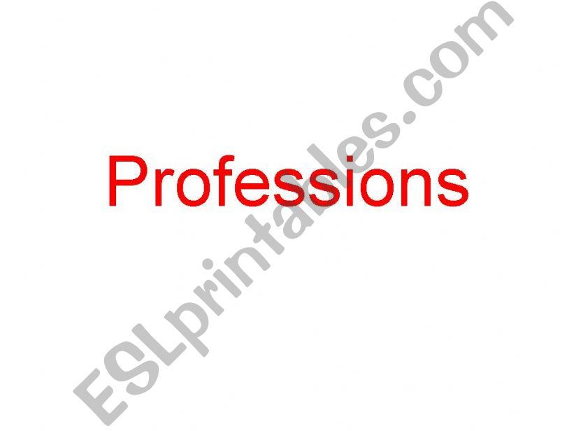 professions powerpoint powerpoint