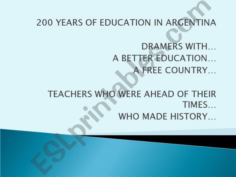 200 years of education in Argentina