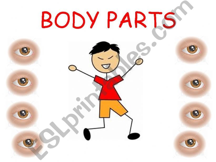 BODY PARTS powerpoint