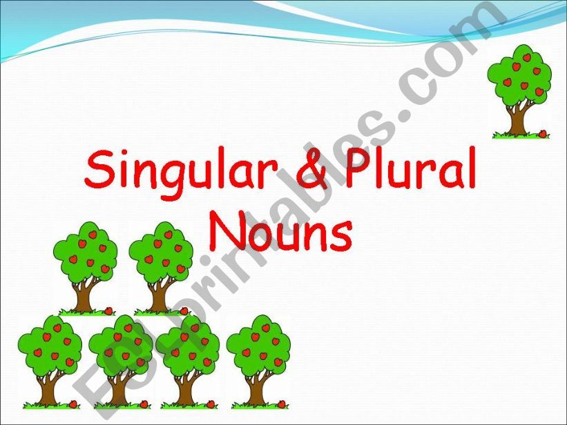 Singular & Plural Nouns powerpoint