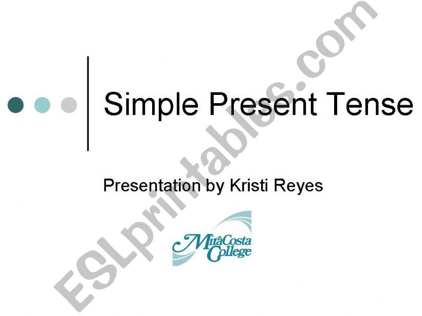 simple present tense powerpoint