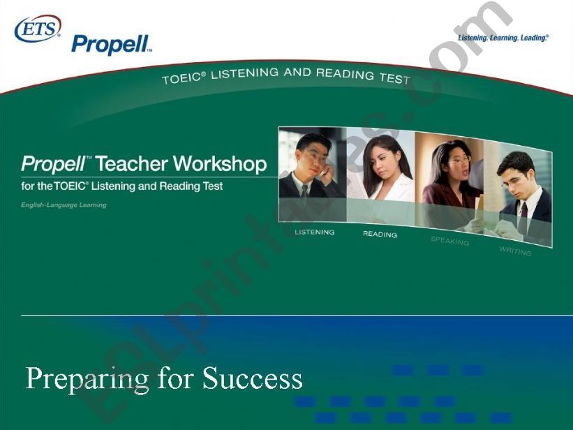 Toeic Test guide powerpoint