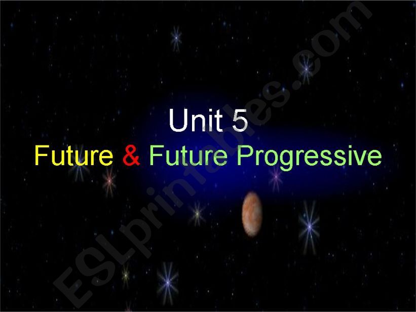Simple Future, Future Progressive, Present Progressive, and Simple Present
