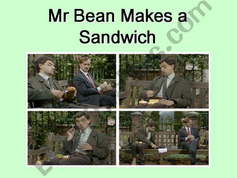 Mr Bean Makes a Sandwich powerpoint