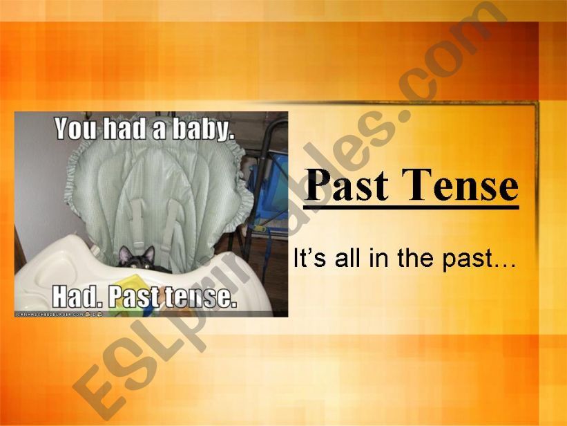 Past Tense verbs powerpoint