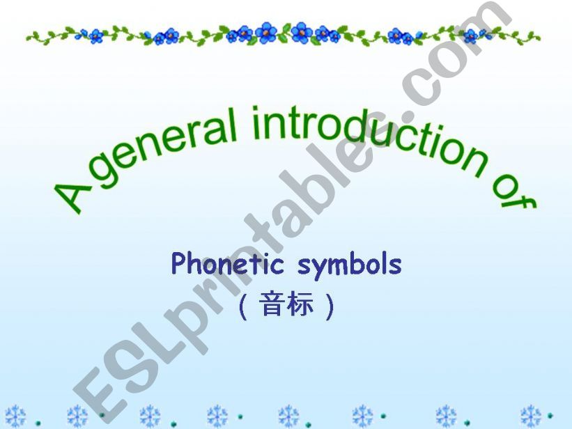 phonetic symbols powerpoint