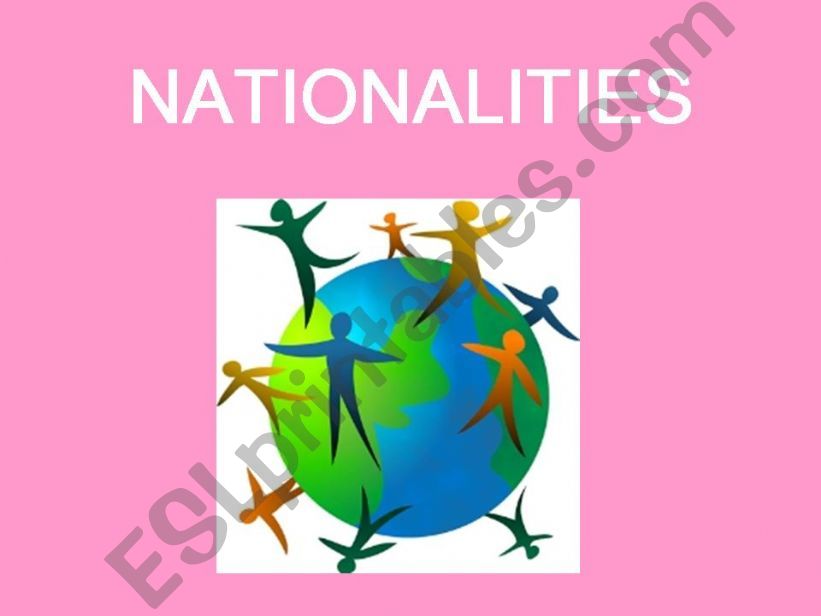 NATIONALITIES powerpoint