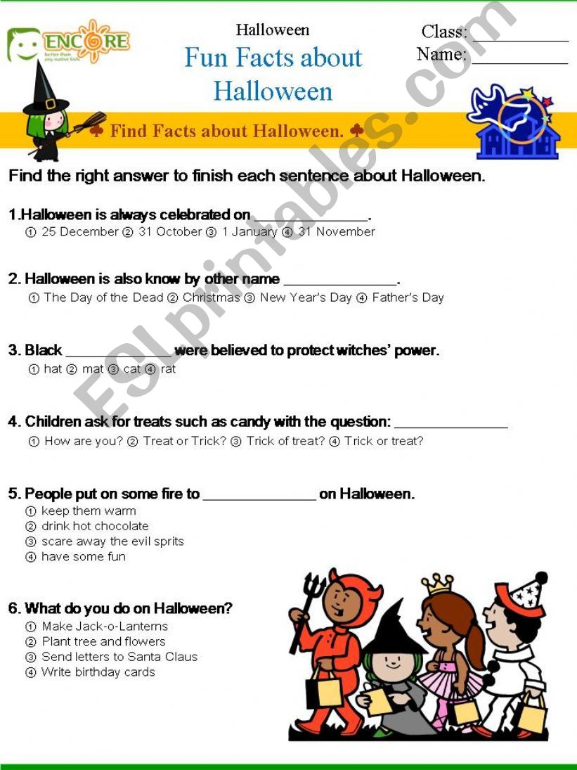 fun facts about halloween powerpoint