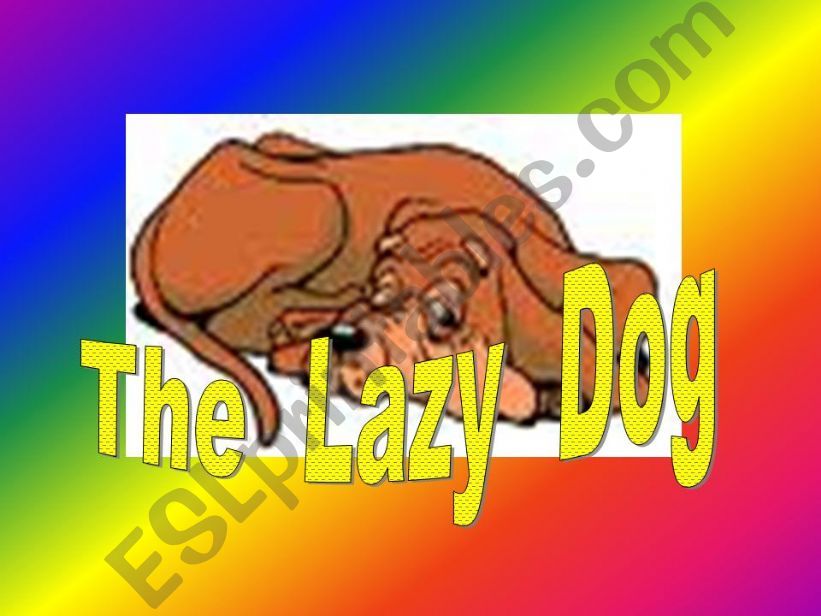 Tales: The Lazy Dog powerpoint