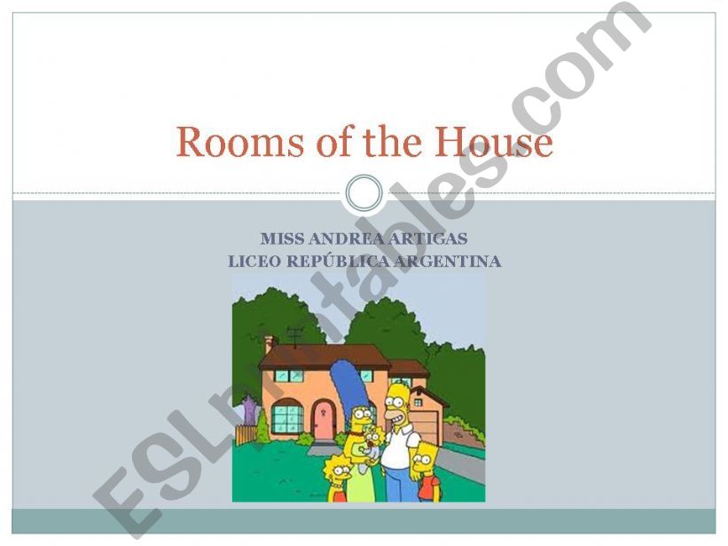 Rooms of the House powerpoint