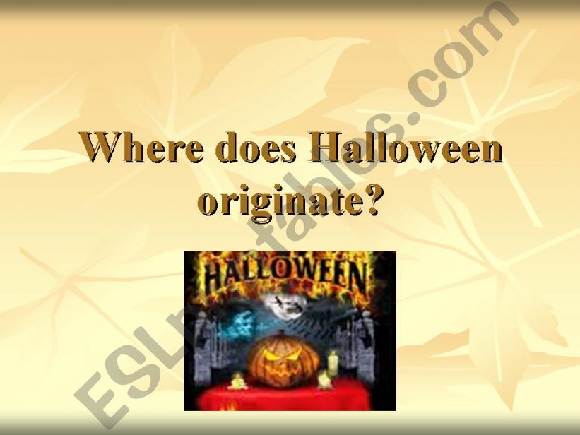 Halloween powerpoint