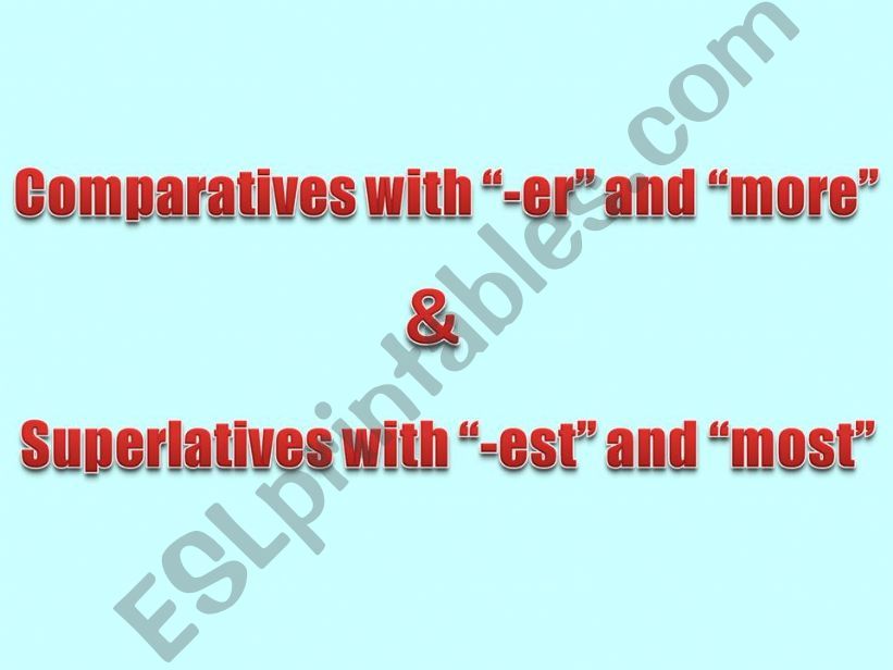 comparatives powerpoint