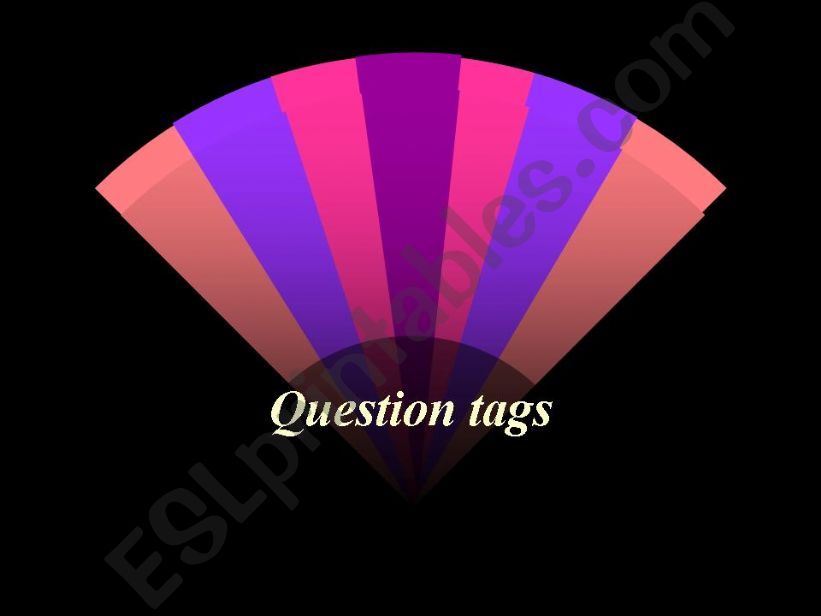 question tags powerpoint