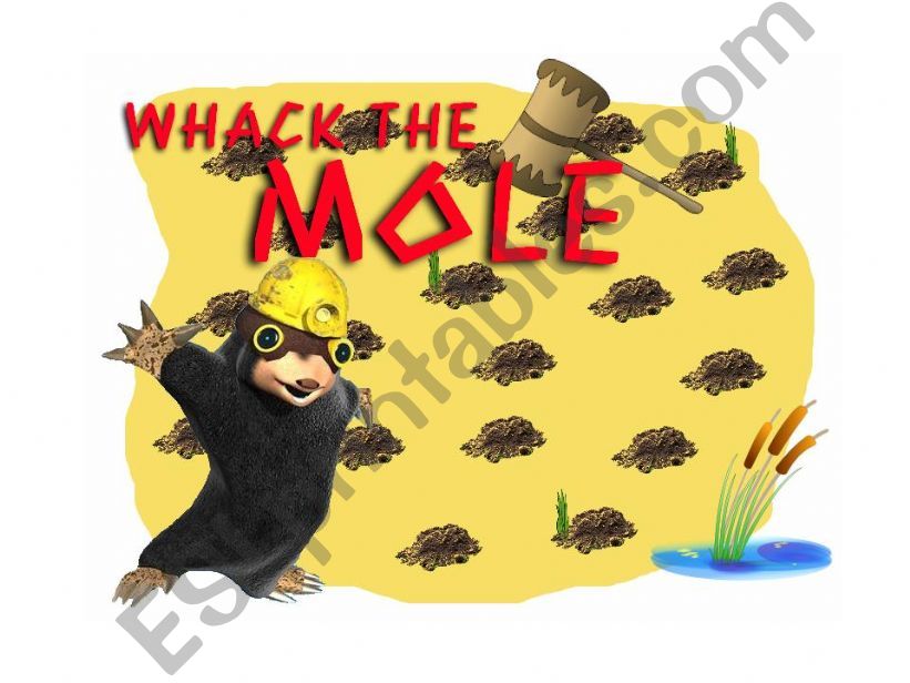 Whack The Mole PPT Game Template