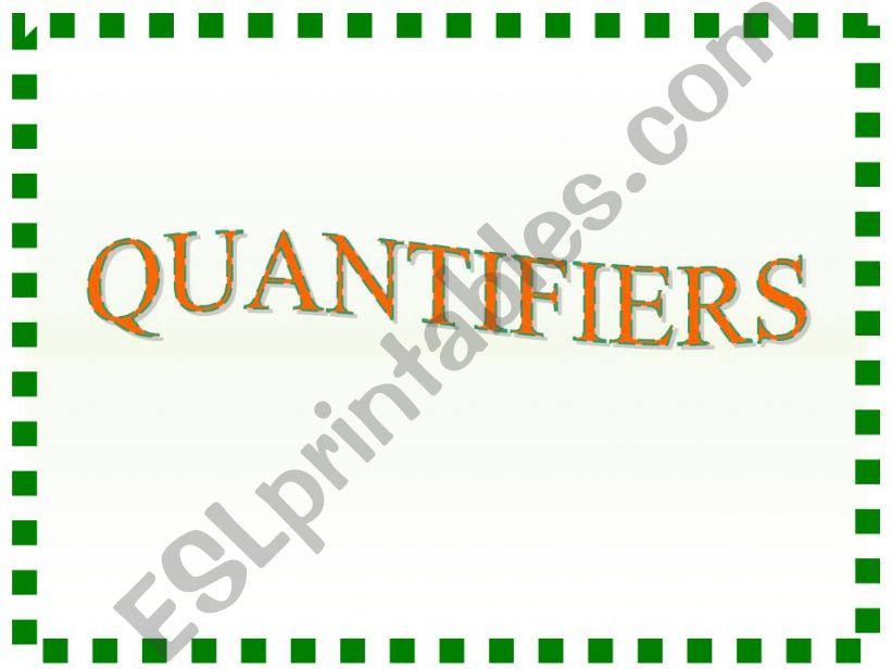 quantifiers powerpoint