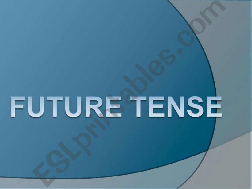 Future Tense ppt 