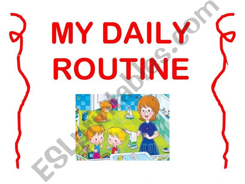 My daily routine powerpoint