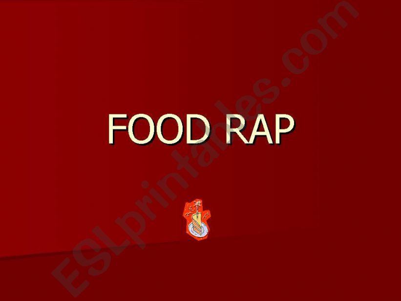 food rap powerpoint