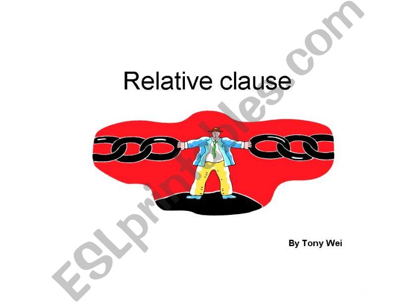 Relative Clause PowerPoint Presentation