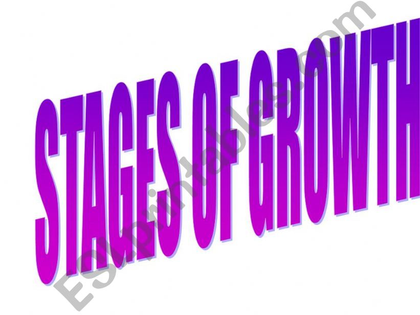 stages of growth powerpoint