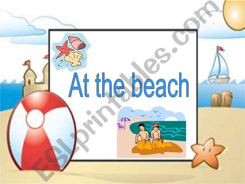 At the Beach powerpoint