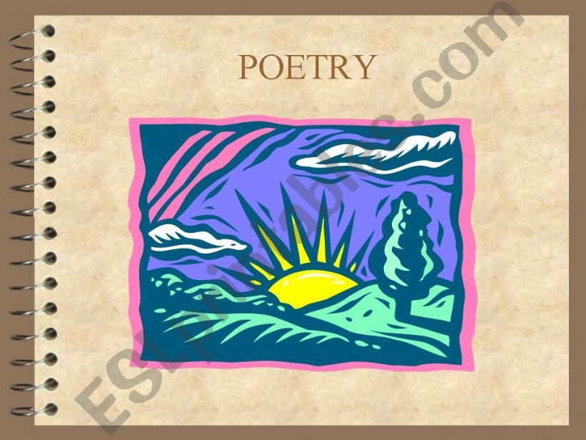 Poetry overview powerpoint