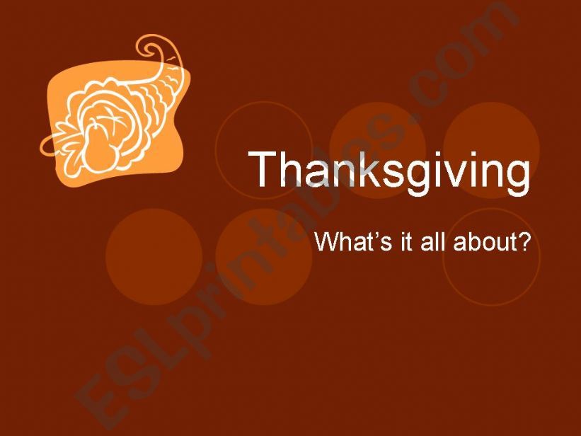 thanksgiving presentation powerpoint