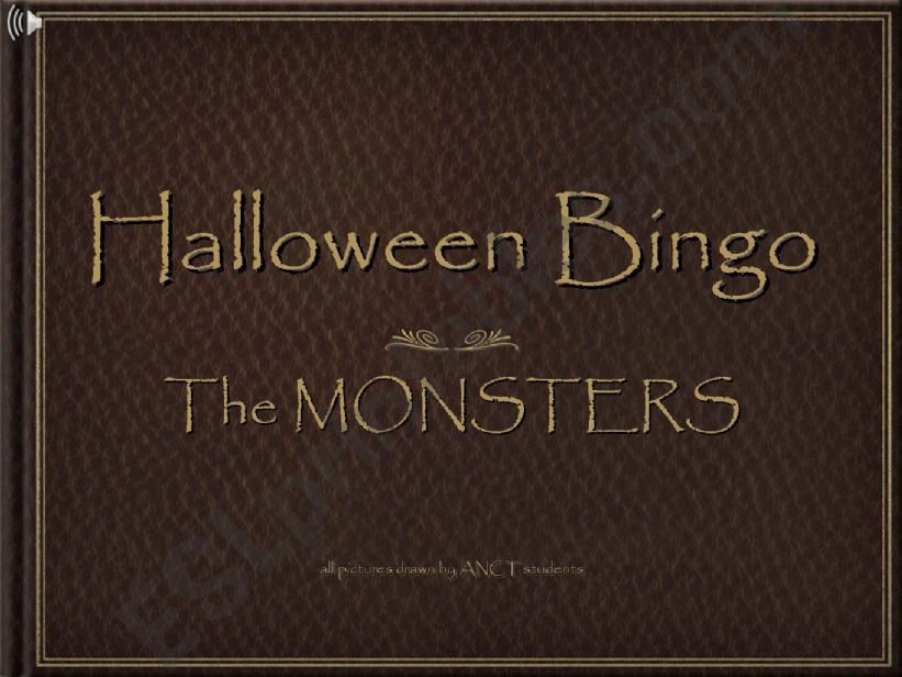 Halloween Bingo powerpoint