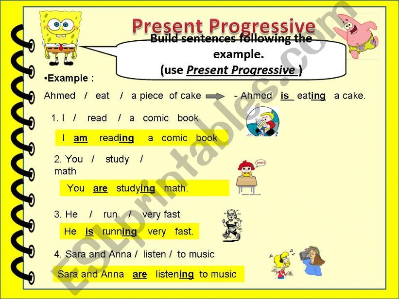 Present Progressive powerpoint