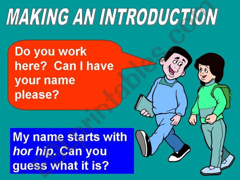 making an introduction powerpoint