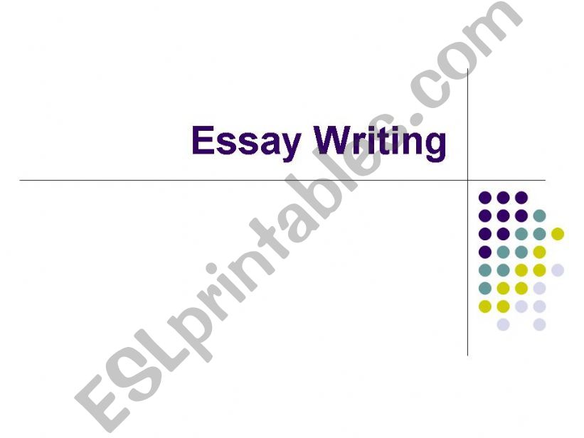 Essay Writing powerpoint