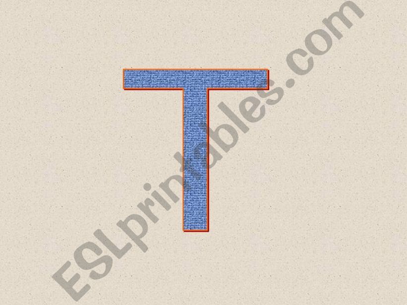 letter Tt powerpoint