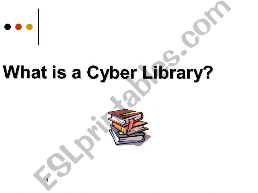 Cyber Library powerpoint
