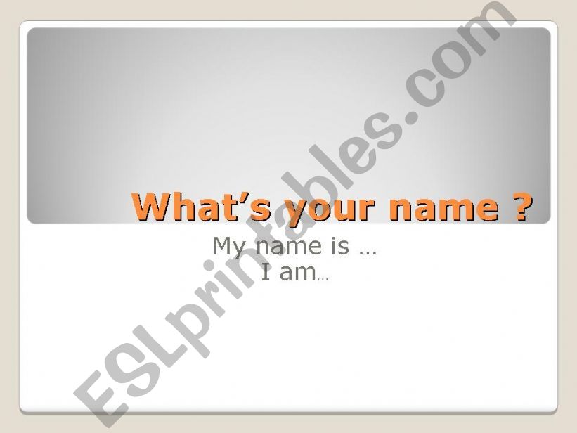 personal information powerpoint