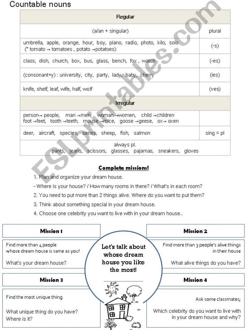 countable noun powerpoint